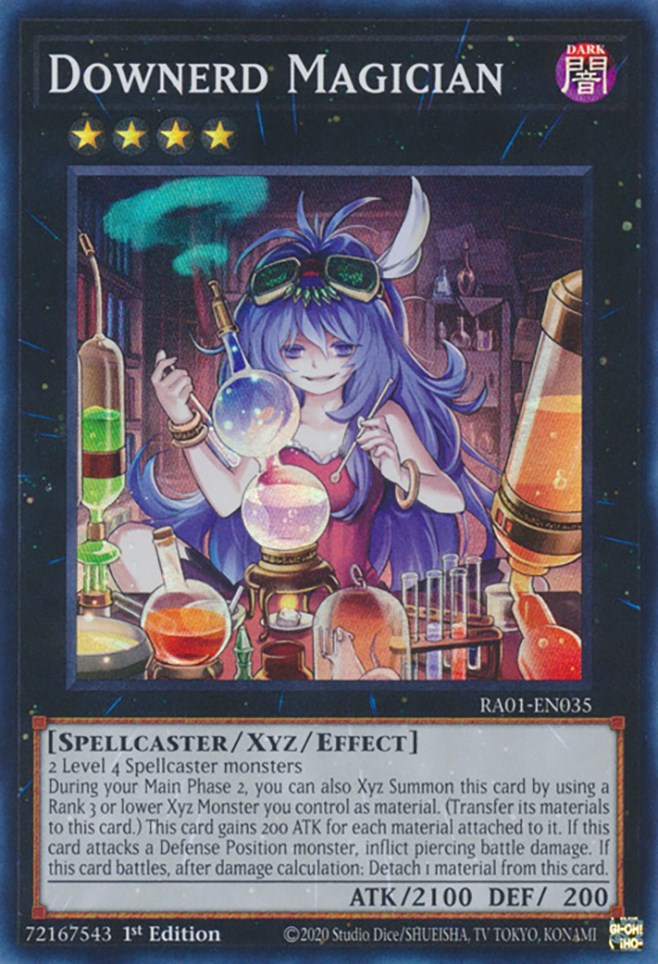 Downerd Magician [RA01-EN035] Super Rare Yu-Gi-Oh!