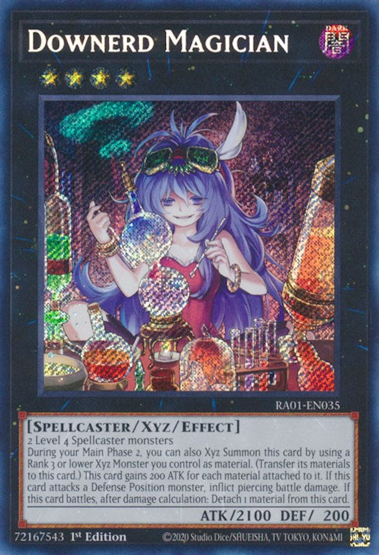 Downerd Magician [RA01-EN035] Secret Rare Yu-Gi-Oh!