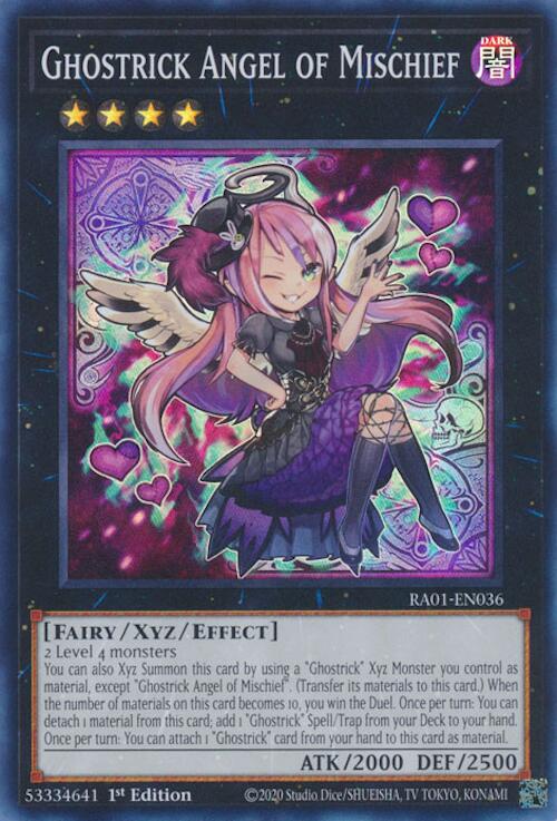 Ghostrick Angel of Mischief [RA01-EN036] Super Rare Yu-Gi-Oh!
