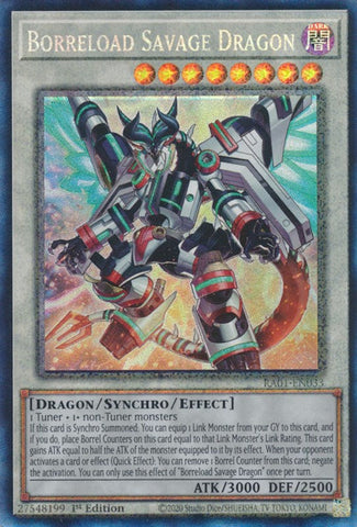 Borreload Savage Dragon [RA01-EN033] Prismatic Collector's Rare Yu-Gi-Oh!