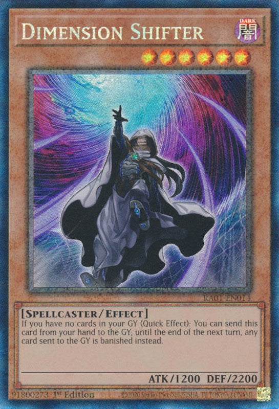 Dimension Shifter [RA01-EN014] Prismatic Collector's Rare Yu-Gi-Oh!