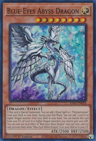 Blue-Eyes Abyss Dragon [RA01-EN016] Super Rare Yu-Gi-Oh!