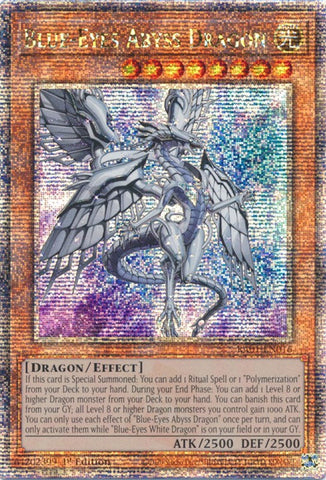 Blue-Eyes Abyss Dragon [RA01-EN016] Quarter Century Secret Rare Yu-Gi-Oh!
