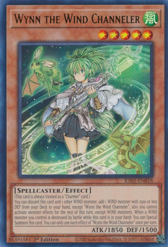 Wynn the Wind Channeler [RA01-EN018] Ultra Rare Yu-Gi-Oh!