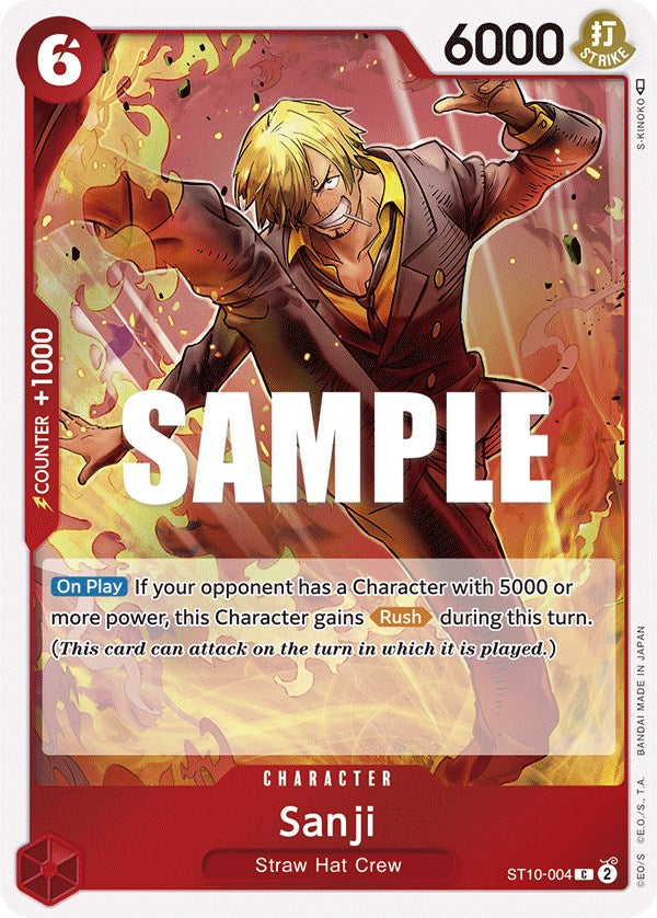 Sanji [Ultra Deck - The Three Captains] Bandai