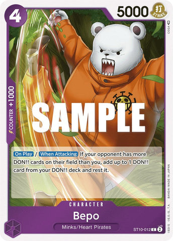 Bepo [Ultra Deck - The Three Captains] Bandai