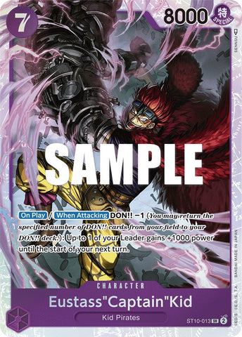 Eustass"Captain"Kid [Ultra Deck - The Three Captains] Bandai