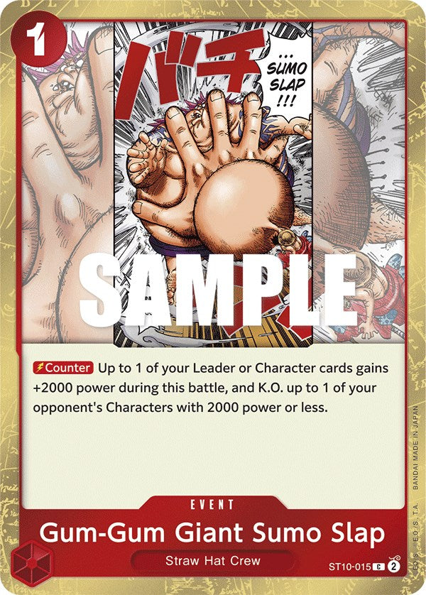 Gum-Gum Giant Sumo Slap [Ultra Deck - The Three Captains] Bandai