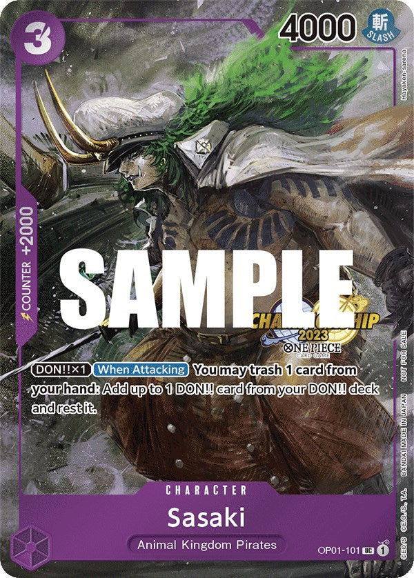 Sasaki (CS 2023 Event Pack) [One Piece Promotion Cards] Bandai