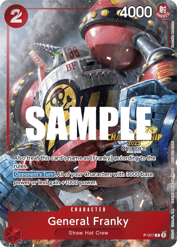 General Franky (CS 2023 Event Pack) [One Piece Promotion Cards] Bandai