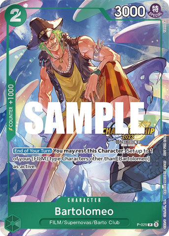 Bartolomeo (CS 2023 Event Pack) [One Piece Promotion Cards] Bandai