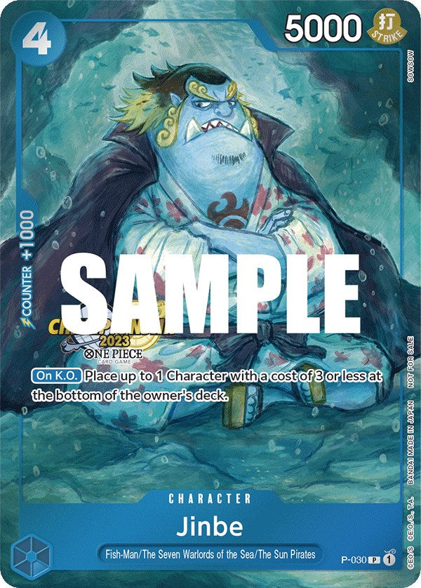 Jinbe (CS 2023 Event Pack) [One Piece Promotion Cards] Bandai