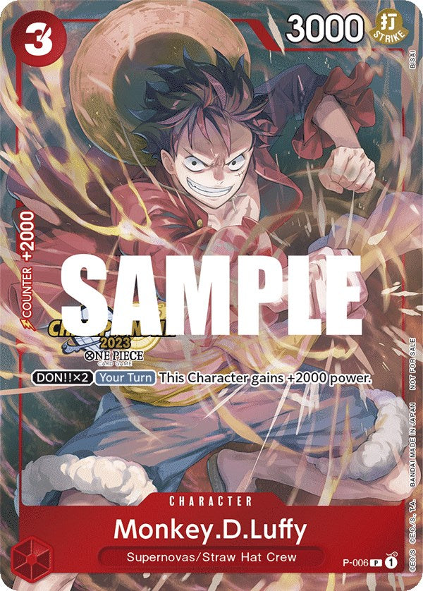 Monkey.D.Luffy (CS 2023 Celebration Pack) [One Piece Promotion Cards] Bandai