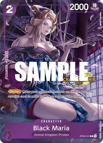 Black Maria (CS 2023 Celebration Pack) [One Piece Promotion Cards] Bandai