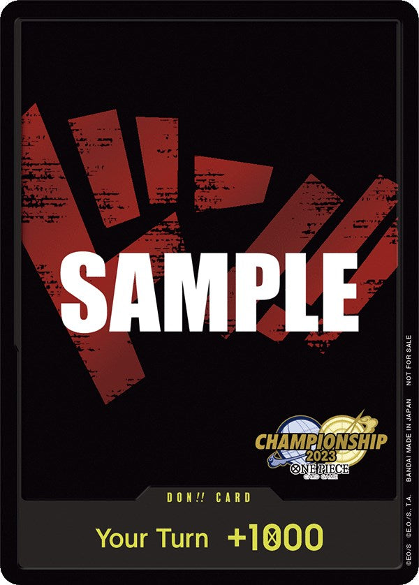 DON!! Card (CS 2023 Celebration Pack) [One Piece Promotion Cards] Bandai