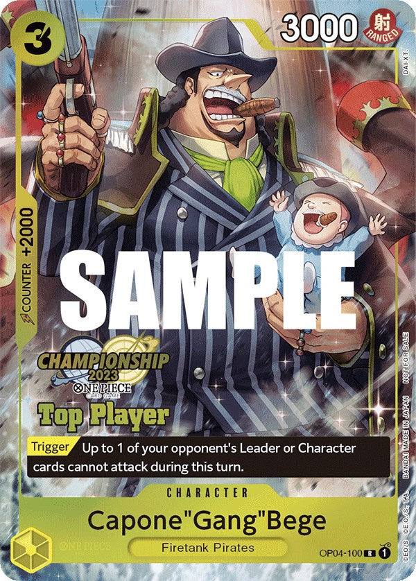 Capone"Gang"Bege (CS 2023 Top Players Pack) [One Piece Promotion Cards] Bandai
