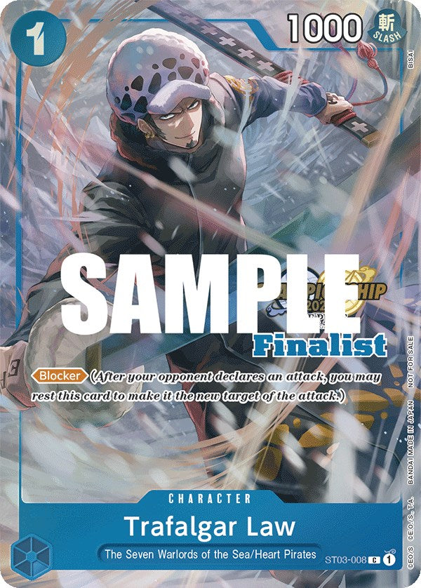 Trafalgar Law (CS 2023 Top Players Pack) [Finalist] [One Piece Promotion Cards] Bandai