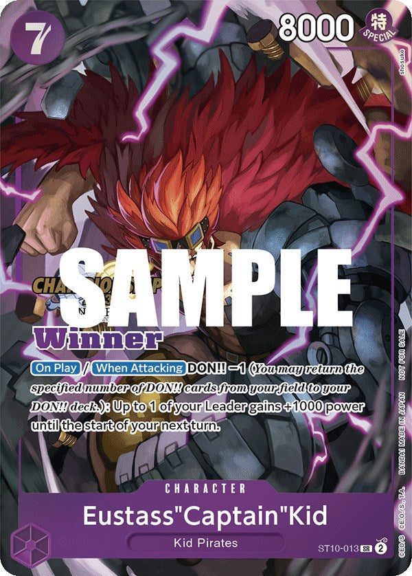 Eustass"Captain"Kid (CS 2023 Top Players Pack) [Winner] [One Piece Promotion Cards] Bandai