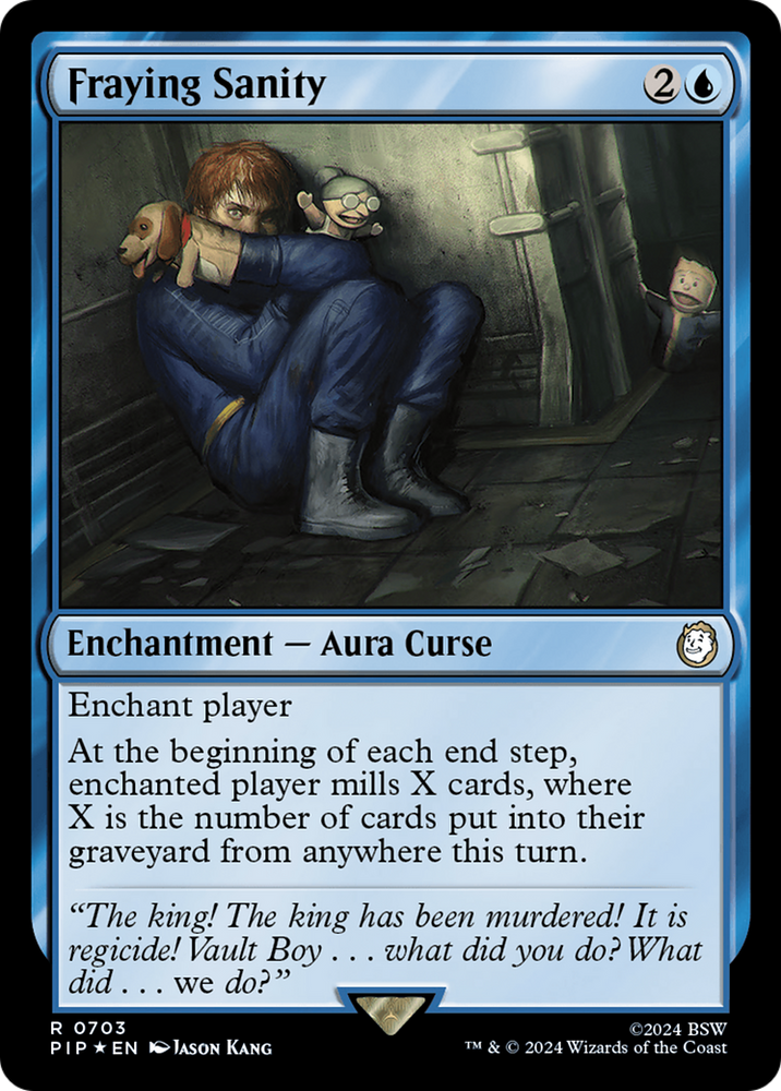 Fraying Sanity (Surge Foil) [Fallout] Magic: The Gathering