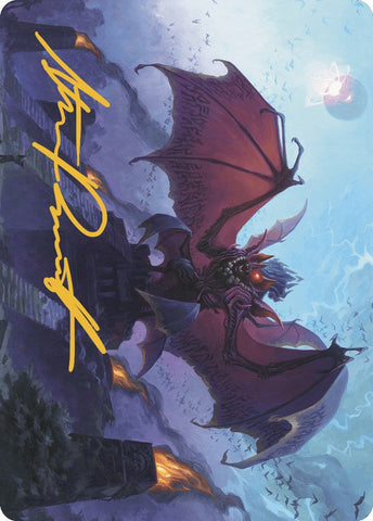 Aclazotz, Deepest Betrayal Art Card (Gold-Stamped Signature) [The Lost Caverns of Ixalan Art Series] Magic: The Gathering