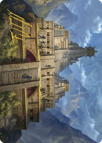 Barracks of the Thousand Art Card (Gold-Stamped Signature) [The Lost Caverns of Ixalan Art Series] Magic: The Gathering