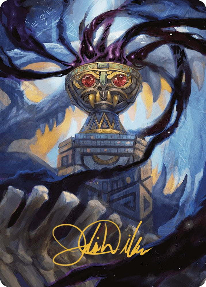 Chalice of the Void Art Card (Gold-Stamped Signature) [The Lost Caverns of Ixalan Art Series] Magic: The Gathering