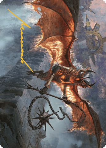 Bloodletter of Aclazotz Art Card (15/81) (Gold-Stamped Signature) [The Lost Caverns of Ixalan Art Series] Magic: The Gathering