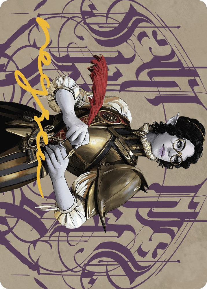 Amalia Benavides Aguirre Art Card (48/81) (Gold-Stamped Signature) [The Lost Caverns of Ixalan Art Series] Magic: The Gathering