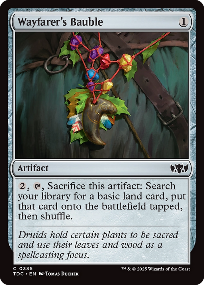 Wayfarer's Bauble [Tarkir: Dragonstorm Commander] Magic: The Gathering