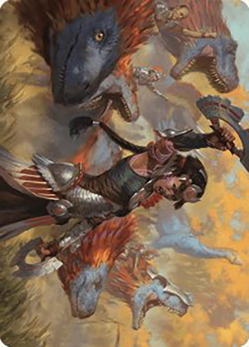 Huatli, Poet of Unity Art Card [The Lost Caverns of Ixalan Art Series] Magic: The Gathering