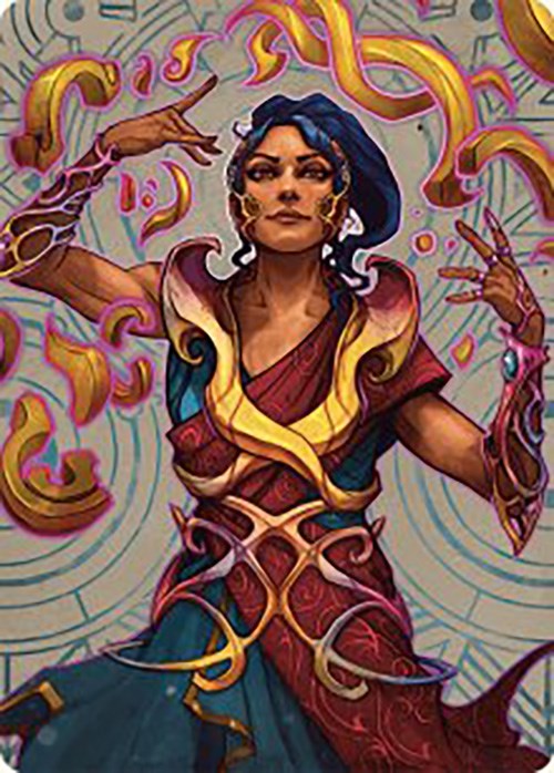 Saheeli, the Sun's Brilliance Art Card [The Lost Caverns of Ixalan Art Series] Magic: The Gathering