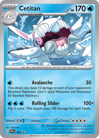 Cetitan (063) [Scarlet & Violet: Black Star Promos] Pokémon