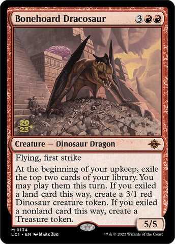 Bonehoard Dracosaur [The Lost Caverns of Ixalan Prerelease Cards] Magic: The Gathering