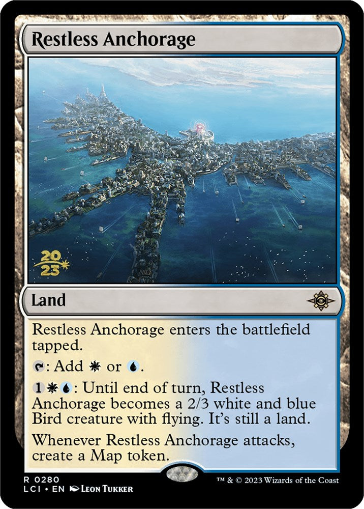 Restless Anchorage [The Lost Caverns of Ixalan Prerelease Cards] Magic: The Gathering