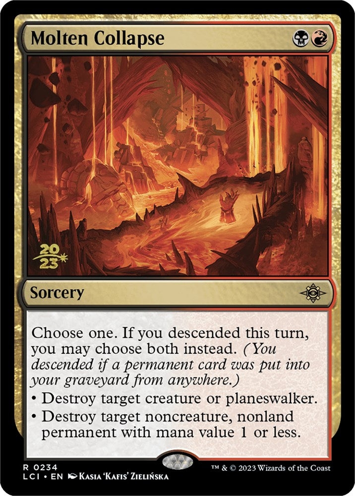 Molten Collapse [The Lost Caverns of Ixalan Prerelease Cards] Magic: The Gathering