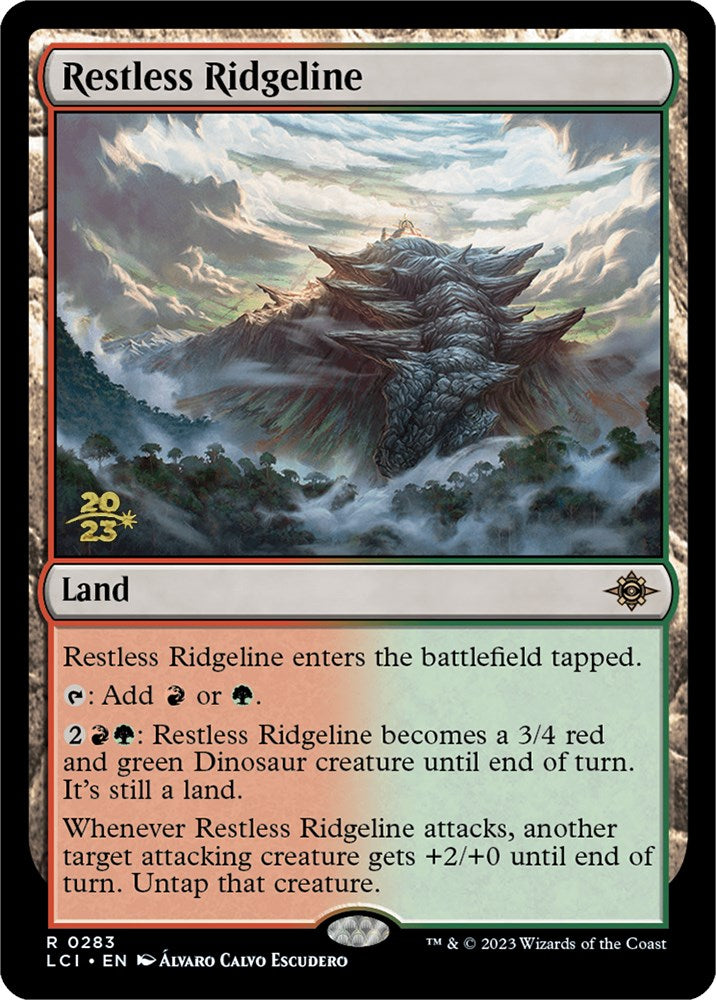 Restless Ridgeline [The Lost Caverns of Ixalan Prerelease Cards] Magic: The Gathering