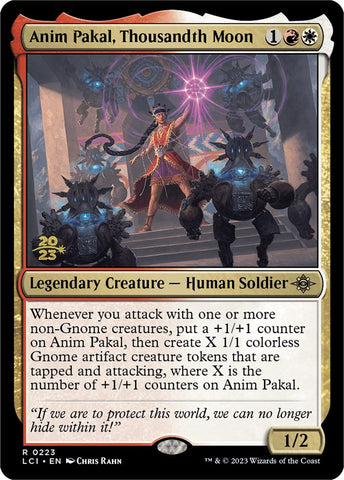 Anim Pakal, Thousandth Moon [The Lost Caverns of Ixalan Prerelease Cards] Magic: The Gathering