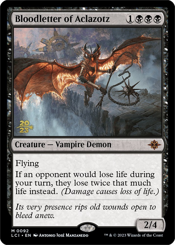 Bloodletter of Aclazotz [The Lost Caverns of Ixalan Prerelease Cards] Magic: The Gathering