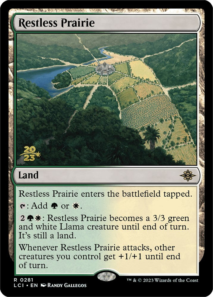 Restless Prairie [The Lost Caverns of Ixalan Prerelease Cards] Magic: The Gathering