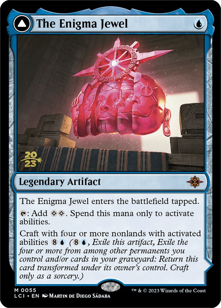 The Enigma Jewel // Locus of Enlightenment [The Lost Caverns of Ixalan Prerelease Cards] Magic: The Gathering