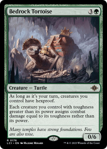 Bedrock Tortoise (Promo Pack) [The Lost Caverns of Ixalan Promos] Magic: The Gathering