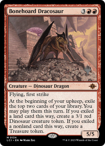 Bonehoard Dracosaur (Promo Pack) [The Lost Caverns of Ixalan Promos] Magic: The Gathering