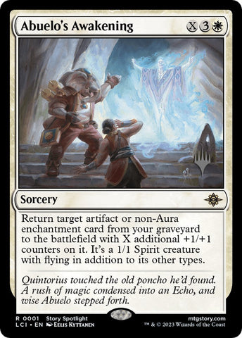 Abuelo's Awakening (Promo Pack) [The Lost Caverns of Ixalan Promos] Magic: The Gathering