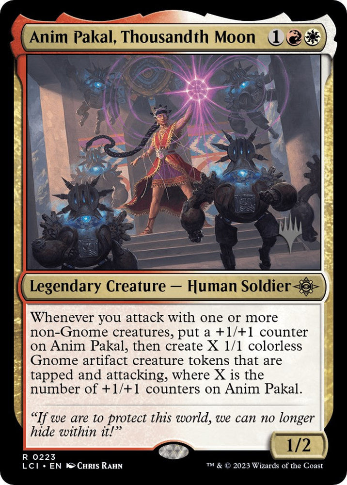 Anim Pakal, Thousandth Moon (Promo Pack) [The Lost Caverns of Ixalan Promos] Magic: The Gathering