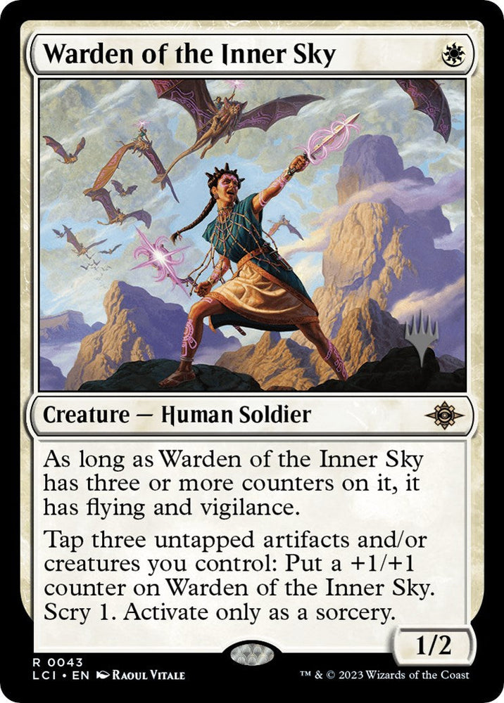 Warden of the Inner Sky (Promo Pack) [The Lost Caverns of Ixalan Promos] Magic: The Gathering