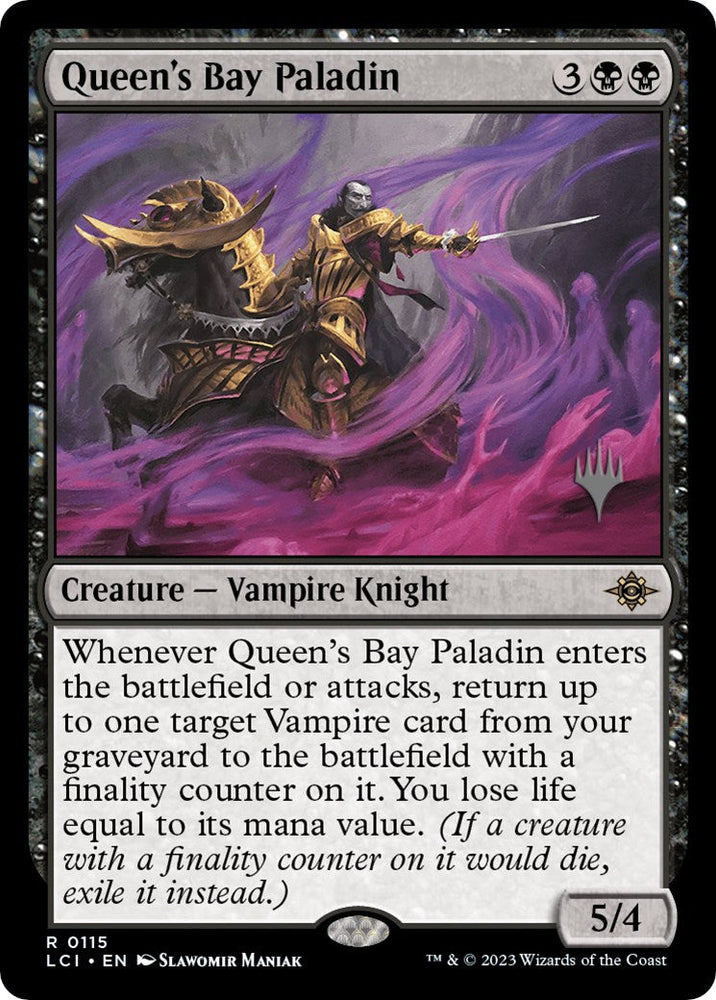 Queen's Bay Paladin (Promo Pack) [The Lost Caverns of Ixalan Promos] Magic: The Gathering