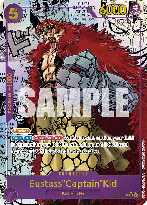 Eustass"Captain"Kid (Alternate Art)(Manga) [Awakening of the New Era] Bandai