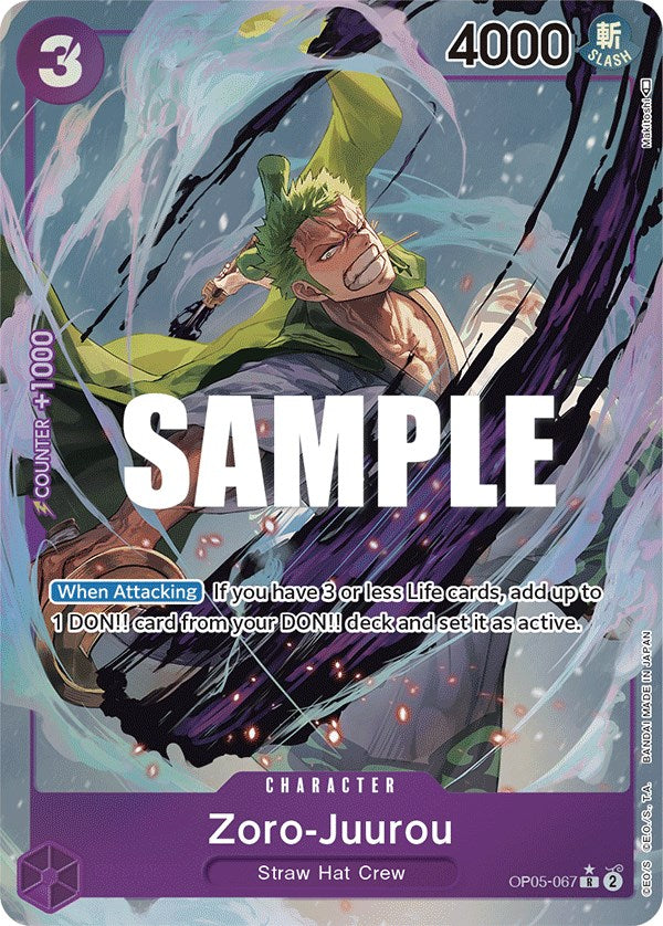 Zoro-Juurou (Alternate Art) [Awakening of the New Era] Bandai