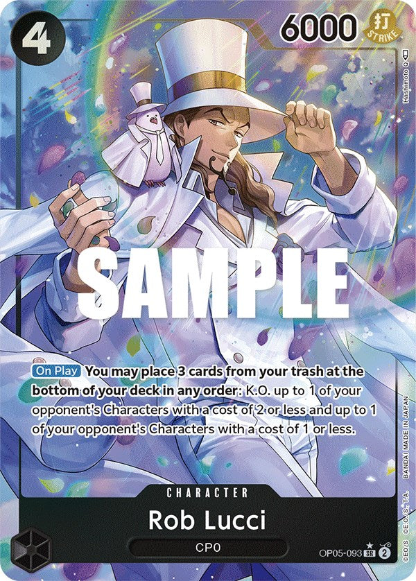 Rob Lucci (Alternate Art) [Awakening of the New Era] Bandai