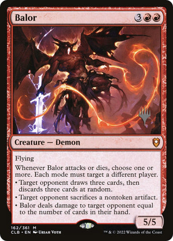 Balor (Promo Pack) [The Lost Caverns of Ixalan Promos] Magic: The Gathering